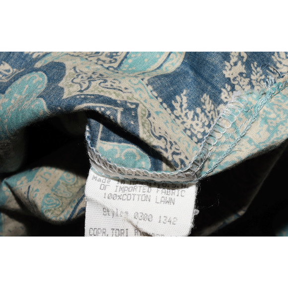 Tori Richard Men's Short Sleeve Button Front Shirt Size Large - Picture 6 of 6